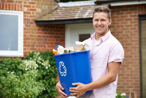 Eco-friendly disposal of garage items